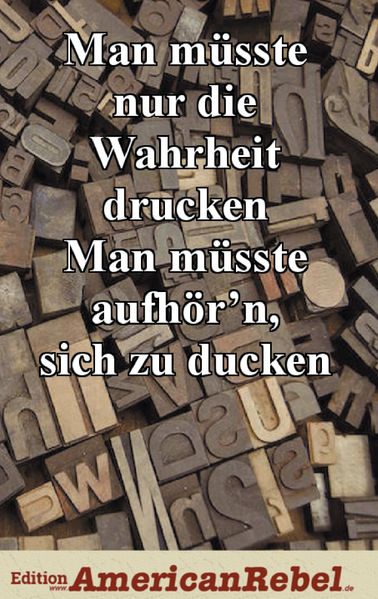Cover von Man müsste nur die Wahrheit drucken