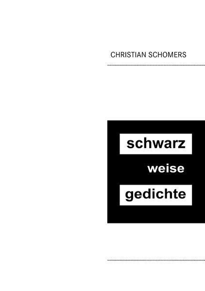 Cover von schwarz weise gedichte
