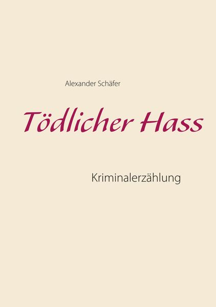 Cover von Tödlicher Hass