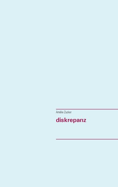 Cover von diskrepanz