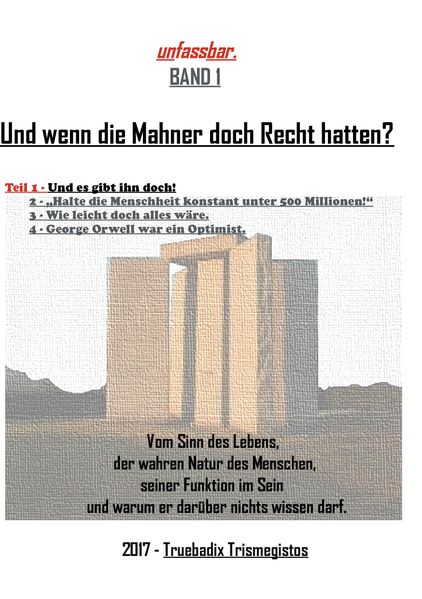 Cover von Und wenn die Mahner doch Recht hatten?