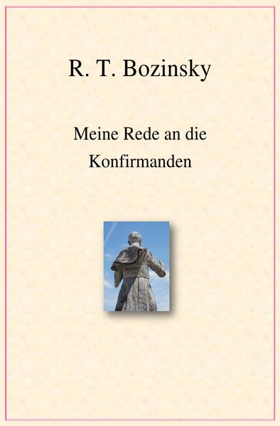 Cover von Meine Rede an die Konfirmanden