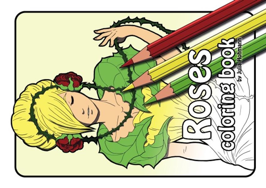 Cover von Roses – Coloring Book