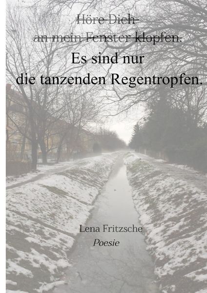 Cover von Höre Dich an mein Fenster klopfen. Es sind nur die tanzenden Regentropfen.