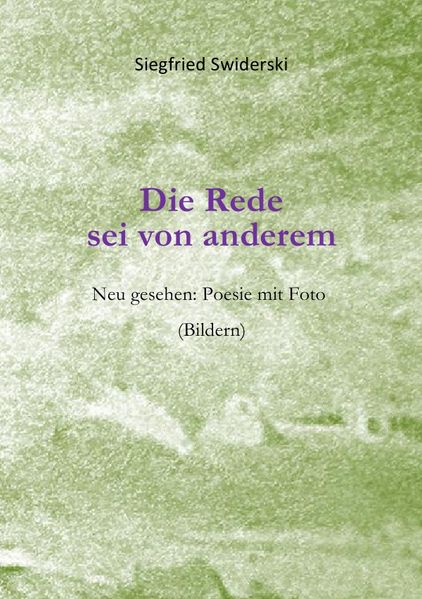 Cover von Die Rede sei von anderem