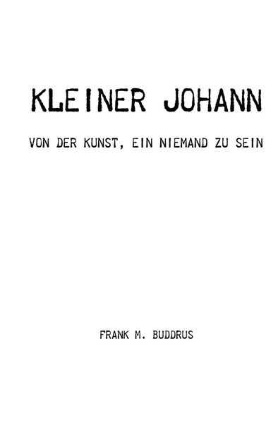 Cover von Kleiner Johann