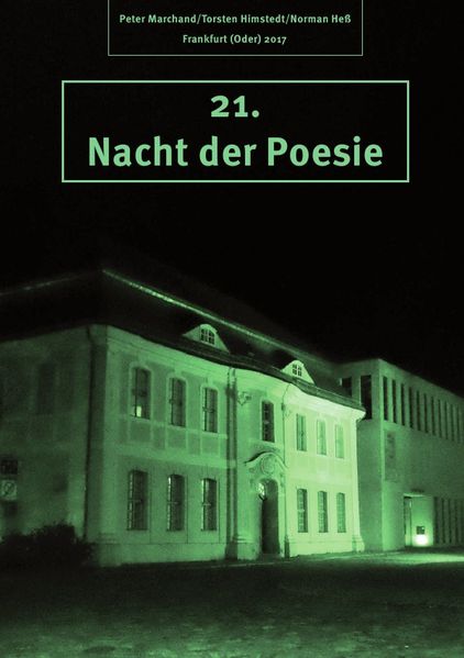 Cover von Anthologie „Nacht der Poesie“ Oderlandautoren / Nacht der Poesie 2017