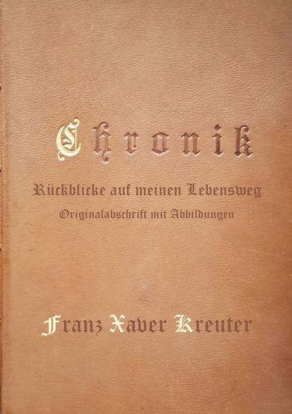 Cover von Chronik: Rückblicke auf meinen Lebensweg Originalabschrift