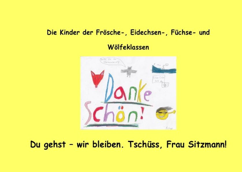 Cover von Du gehst – wir bleiben. Tschüss, Frau Sitzmann!