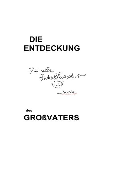 Cover von Die Entdeckung des Großvaters