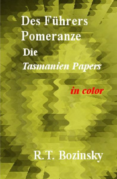 Cover von Des Führers Pomeranze