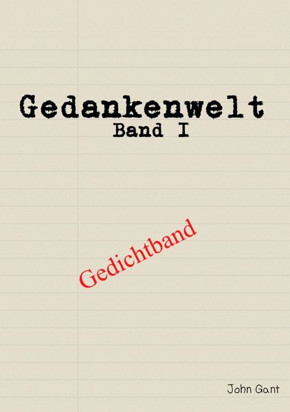 Cover von Gedankenwelt / Gedankenwelt Band I
