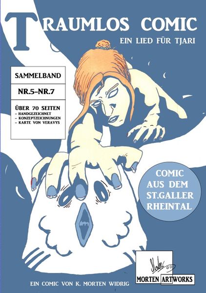 Cover von Traumlos Comic Reihe / Traumlos Comic – Ein Lied für Tjari (Nr.5 – Nr.7/Sammelband)