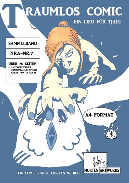 Cover von Traumlos Comic – Ein Lied für Tjari (Nr.5 – Nr.7/Sammelband)