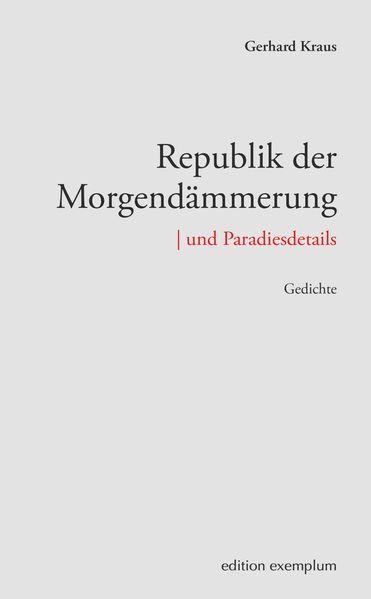 Cover von Republik der Morgendämmerung und Paradiesdetails