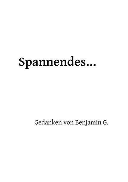 Cover von Spannendes …