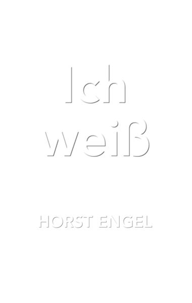 Cover von Ich weiß