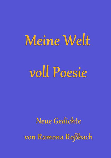 Cover von Meine Welt voll Poesie