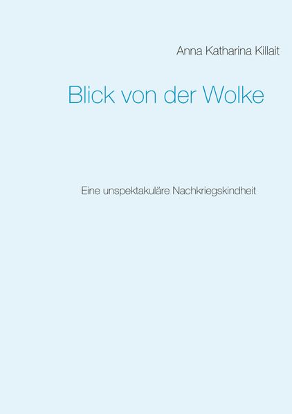 Cover von Blick von der Wolke
