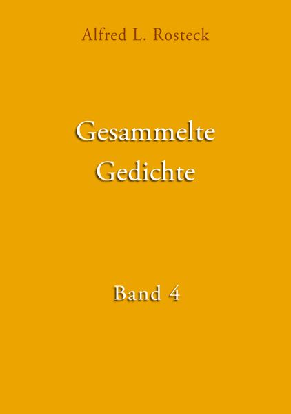 Cover von Gesammelte Gedichte Band 4