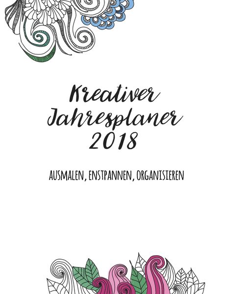 Cover von Kreativer Jahresplaner 2018