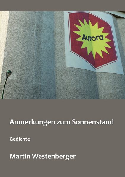Cover von Anmerkungen zum Sonnenstand