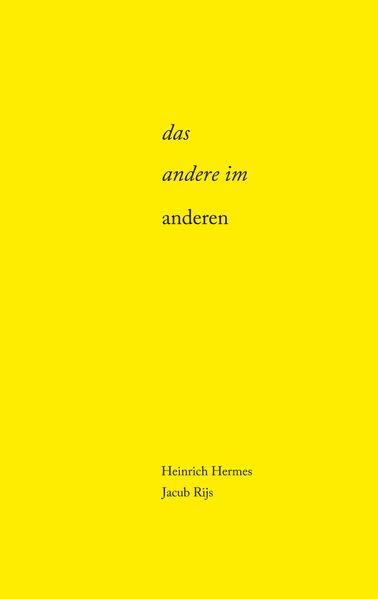 Cover von Das Andere im Anderen