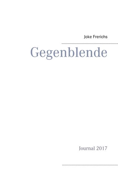 Cover von Gegenblende