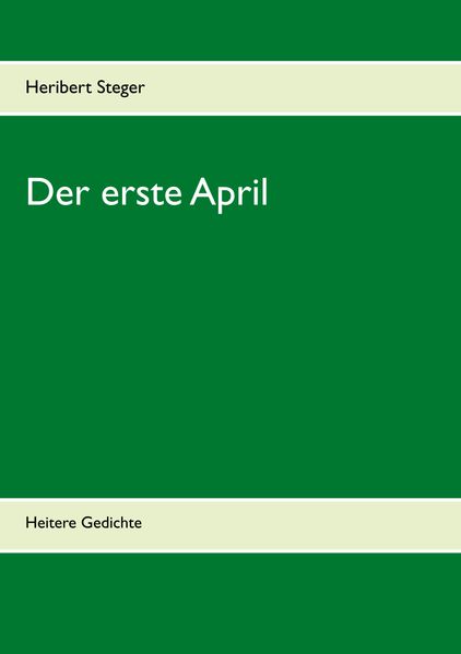 Cover von Der erste April