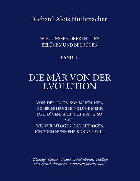 Cover von Die Mär von der Evolution