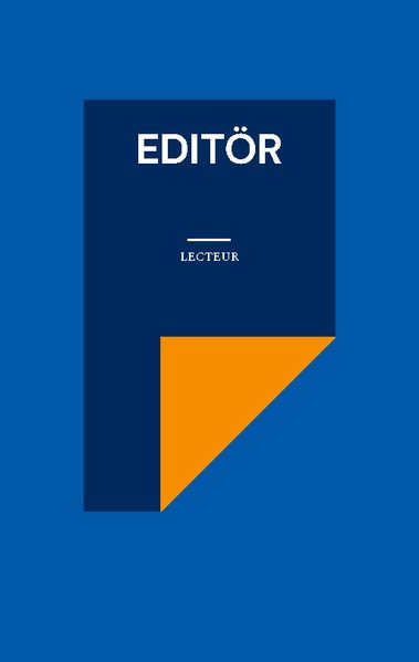 Cover von Editör