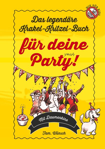 Cover von Das legendäre Krakel-Kritzel-Buch für deine Party
