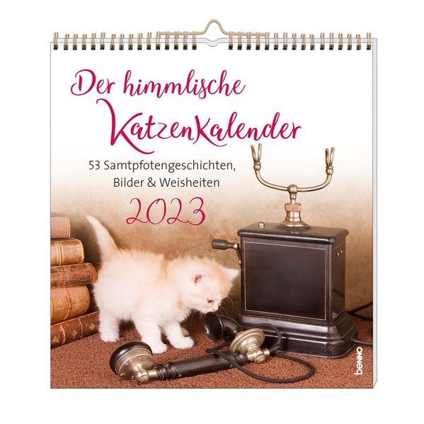 Cover von Der himmlische Katzenkalender 2023