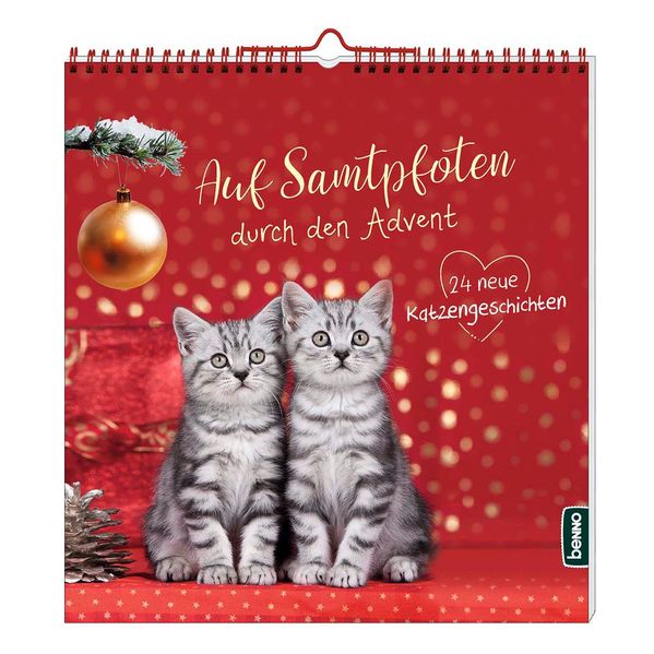 Cover von Auf Samtpfoten durch den Advent