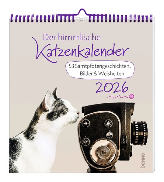 Cover von Der himmlische Katzenkalender 2026