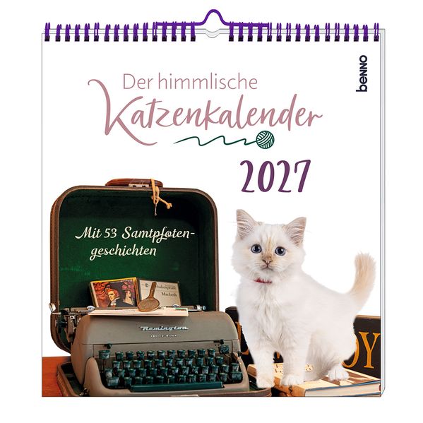 Cover von Der himmlische Katzenkalender 2027