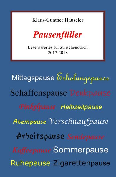 Cover von Pausenfüller