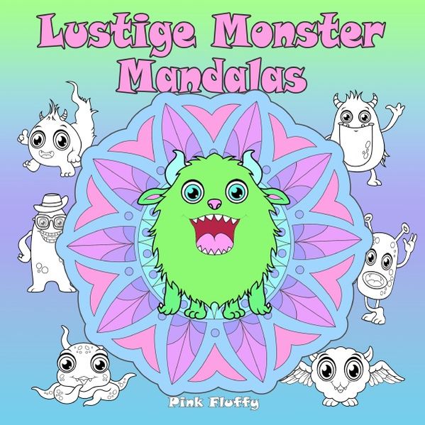 Cover von Lustige Monster Mandalas