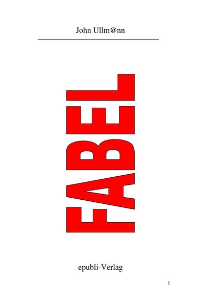 Cover von Fabel