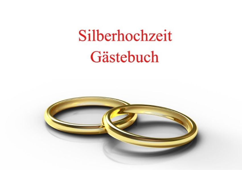 Cover von Silberhochzeit Gästebuch