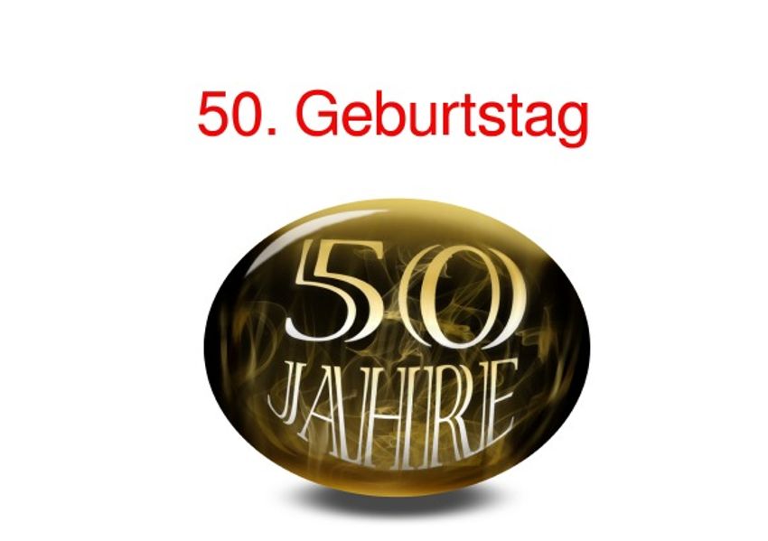 Cover von 50. Geburtstag
