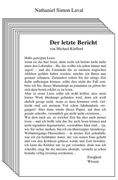 Cover von Der letzte Bericht