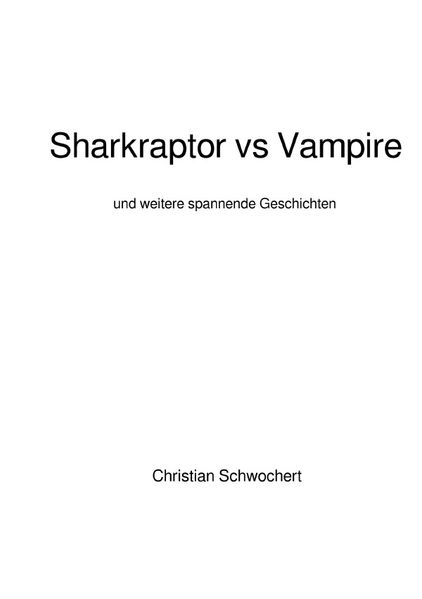 Cover von Sharkraptor vs Vampire