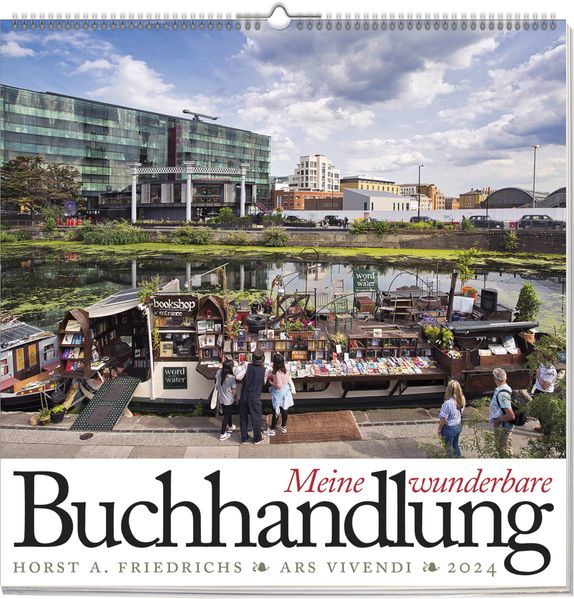 Cover von Meine wunderbare Buchhandlung 2024 – literarischer Kalender