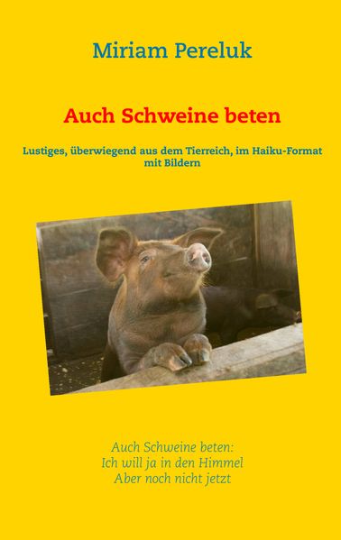 Cover von Auch Schweine beten
