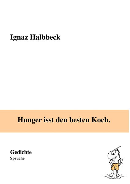 Cover von Hunger isst den besten Koch.