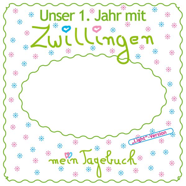 Cover von Unser 1. Jahr mit Zwillingen – light Version