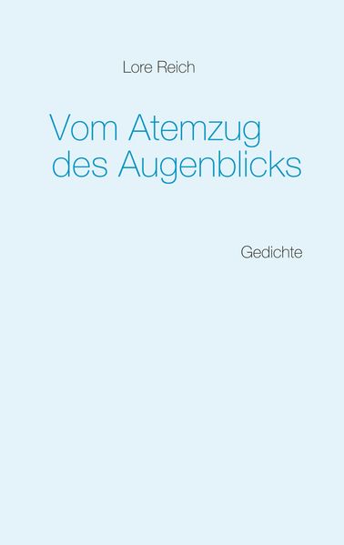 Cover von Vom Atemzug des Augenblicks
