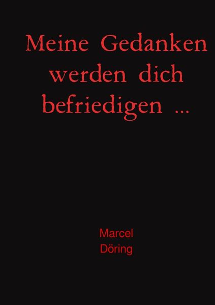 Cover von Meine Gedanken werden dich befriedigen …