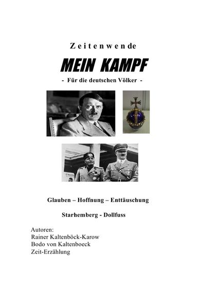 Cover von Zeitenwände – MEIN KAMPF – Für die deutschen Völker –